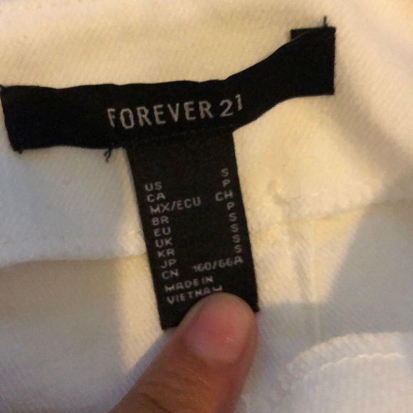 white tie up skirt - Picture 2 of 2